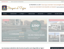 Tablet Screenshot of mosquee-frejus.com